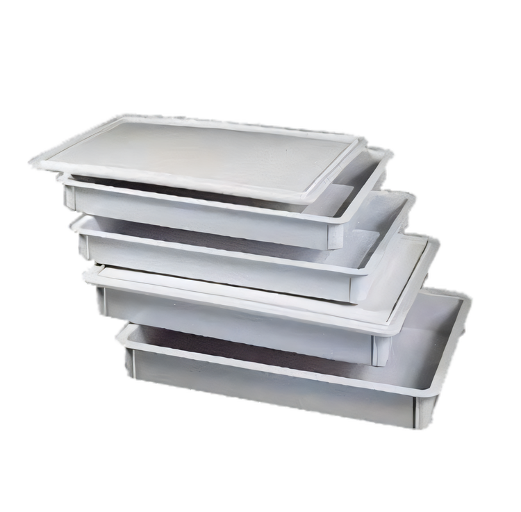 Product image #1 for 18 x 26 Inch Dough Retarding / Proofing Box, 3 Inch Deep, White ABS Plastic