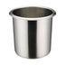 Thumbnail image #2 for Winco 1.5 Qt Round Stainless Steel Bain Marie with Bent Rim