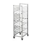 Thumbnail image #1 for Channel Manufacturing WS04 Walk-In Stainless Steel Bun Pan Rack, 13 Full-Size Pan Capacity, 4-Inch Spacing, End Load