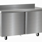 Thumbnail image #1 for Delfield ST4560NP Two-Section Undercounter Worktop Freezer, 60-Inch, 2 Solid Doors, Stainless Steel, 4-Inch Backsplash