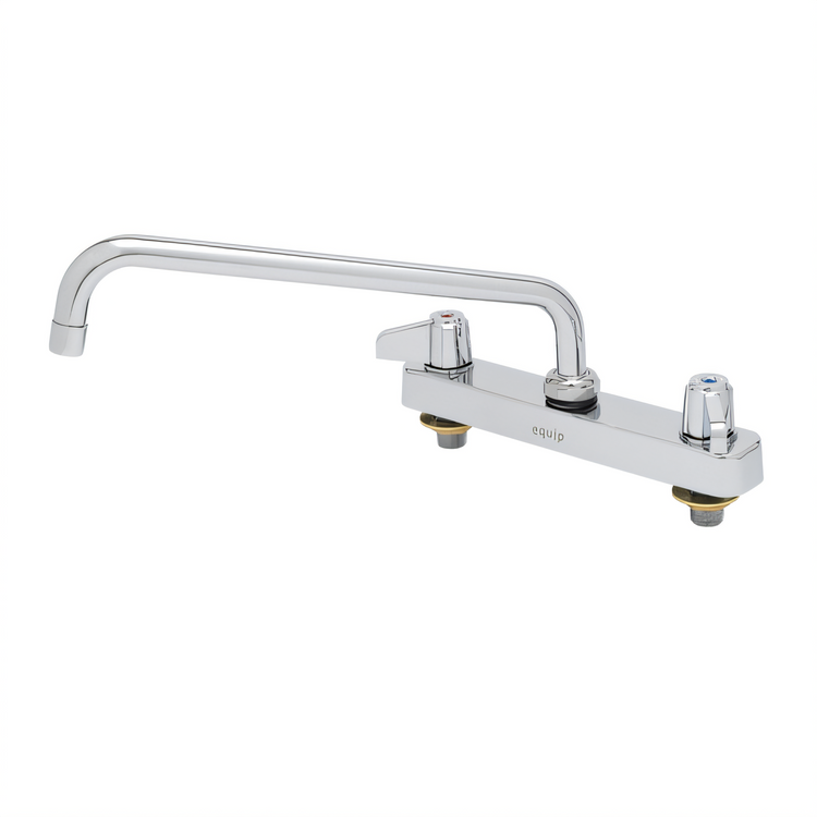Product image #1 for T&S Brass equip 8-Inch Center Deck Mount Workboard Faucet with 10-Inch Swing Nozzle
