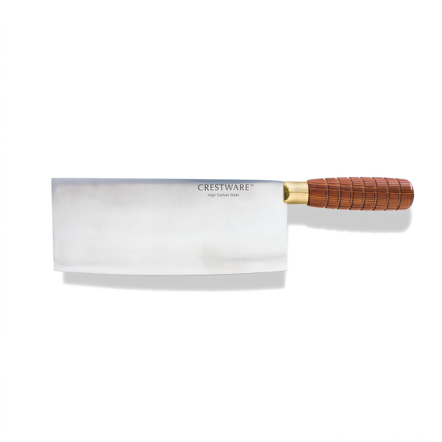 Product image #1 for Crestware 8-Inch Chinese Cleaver with Walnut Handle