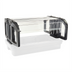Thumbnail image #1 for Cambro Versa 4-Foot Black Single-Sided Tabletop Food Bar Sneeze Guard Assembly