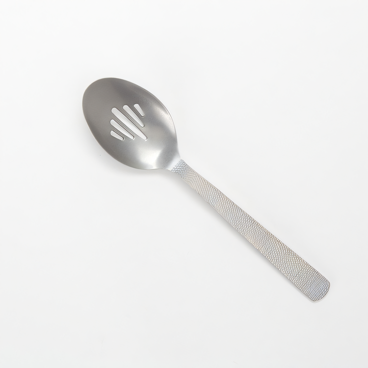 Product image #1 for American Metalcraft 10-Inch Slotted Hammered Serving Spoon, 18/0 Stainless Steel, Vintage Finish