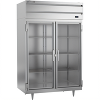 Beverage-Air P-Series Two-Section Glass Door Reach-In Refrigerator, Top-Mount, 44.57 Cu. Ft.
