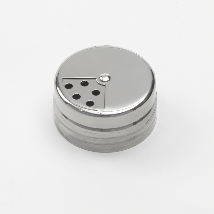 Product image #1 for American Metalcraft Adjustable Dial Stainless Steel Replacement Shaker Top for 2 oz. Shakers