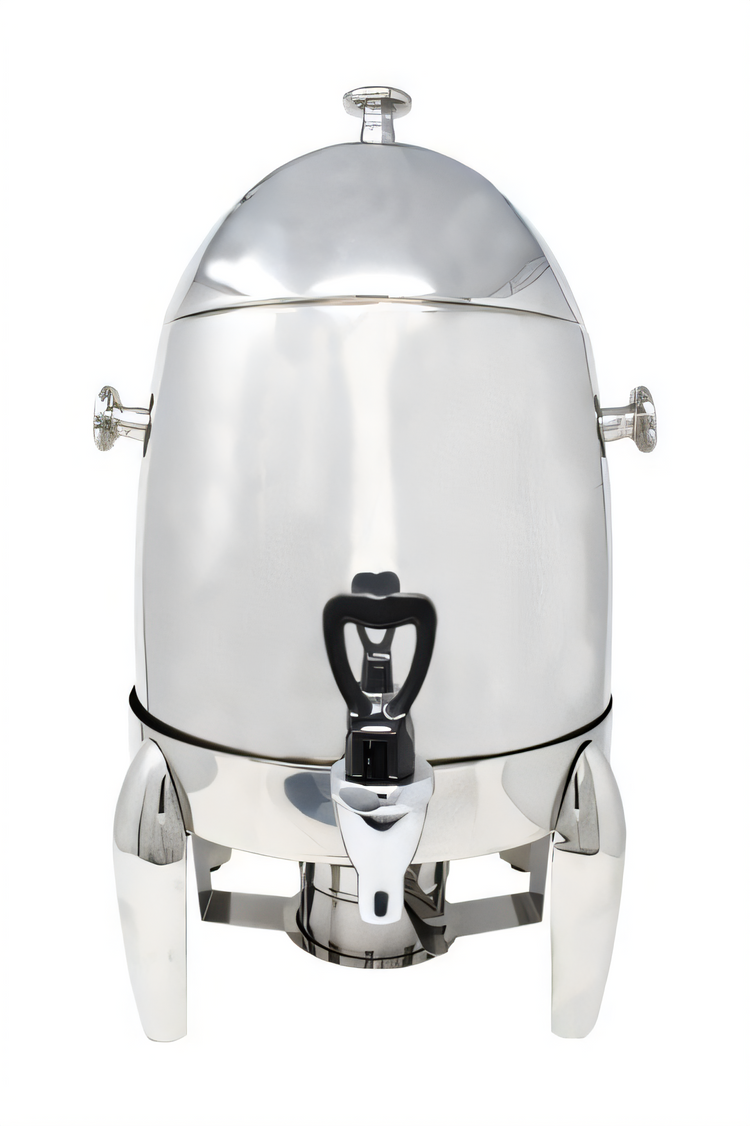 Product image #1 for Omcan Stainless Steel Coffee Urn with Chrome Legs, 12 L, Canned Heat