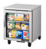Thumbnail image #1 for True 27 5/8-Inch Wide 1-Section Undercounter Framed Glass Door Freezer, Self-Contained, -10°F