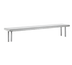 Thumbnail image #1 for Advance Tabco 60-Inch x 12-Inch Table-Mounted Single Deck Stainless Steel Overshelf