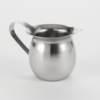 American Metalcraft Stainless Steel Bell Creamer, 1.5 oz., Mirror Finish