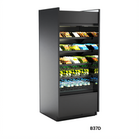 Structural Concepts Oasis B37D Self-Service Non-Refrigerated Pastry Display Case with LED Top Light