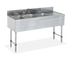 Thumbnail image #1 for 48-Inch Three-Compartment Underbar Sink with Right Drainboard