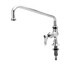 Thumbnail image #1 for T&S Brass Single Pantry Deck-Mounted Faucet with 12-Inch Swing Nozzle and Lever Handle