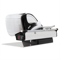 Trento Home Line 250 Electric Manual-Feed Horizontal Meat Slicer, 9.8-Inch Blade, 115V