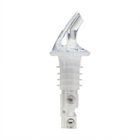 Bar Maid Premium Measured Liquor Pourer, 1-1/4 oz, Clear, Wide Cork, No Collar, 12-Pack