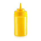 Thumbnail image #1 for Omcan USA 48105 Condiment Squeeze Bottle, Yellow, Wide Mouth, 12 oz, Single Tip