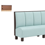 Thumbnail image #1 for ATSMFG ATS AT&S-ASWB-K36-3CH GR8 Kevin Wall Booth, 36" high, 3-channel back, removable sinuous spring seat with connecting links, upholstered, heavy
