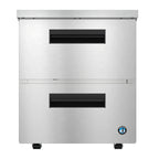 Thumbnail image #1 for Hoshizaki Steelheart UF27B-LPD2 27-Inch Undercounter Freezer with 2 Stainless Steel Drawers, 7.2 Cu. Ft., R290 Refrigerant