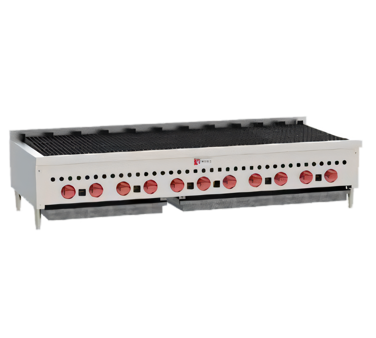 Product image #1 for Wolf SCB60 60 Inch Countertop Radiant Gas Charbroiler with 11 Burners