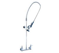 8-Inch Center Wall-Mount Pre-Rinse Faucet with 15-Inch Overhang