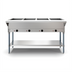 Thumbnail image #1 for KoolMore Four Pan Open Well Electric Steam Table with Undershelf