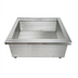 Thumbnail image #1 for TableCraft Portable Insulated Double Ice Well, Fits 2 Full-Size Templates, Clear, Without Lid