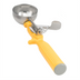 Thumbnail image #1 for Vollrath Jacob's Pride Round Bowl Thumb Disher, Size 20, 1-5/8 oz., Yellow Handle