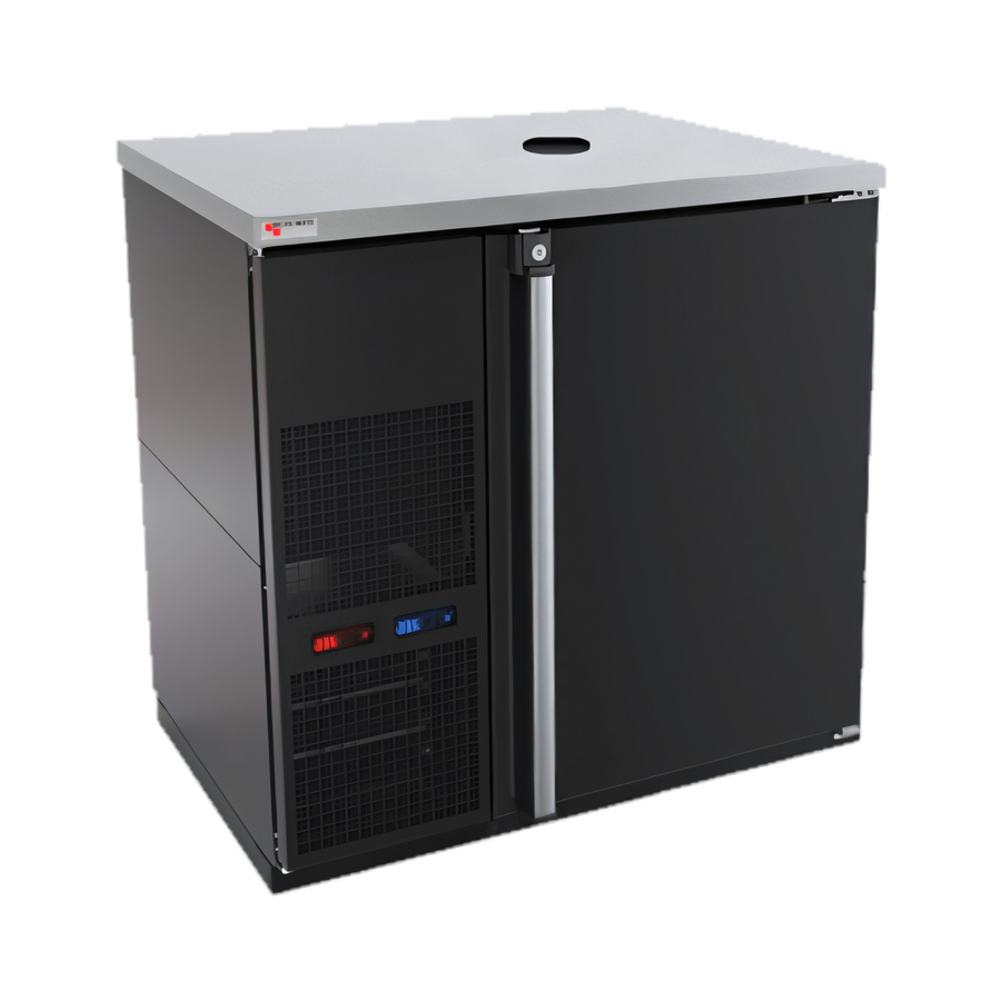 Product image #1 for Pro-Line E-Series Dual Temperature Wine Cooler Dispenser, One-Section, 36-3/4 Inch Wide, 4 x 1/6 Barrel Keg Capacity