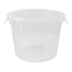 Thumbnail image #1 for Rubbermaid Commercial 6 Quart Clear Round Polypropylene Food Storage Container
