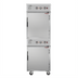 Thumbnail image #1 for KoolMore Mobile Insulated Heated Holding Cabinet with 2 Split Doors and 4 Full-Size Pan Capacity