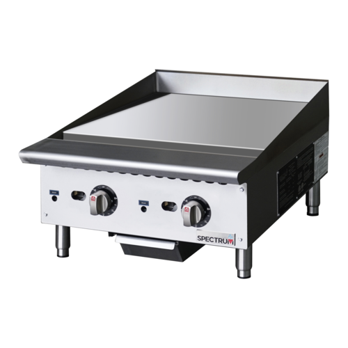 Product image #1 for Winco Spectrum™ 24-Inch Countertop Natural Gas Thermostatic Griddle, 56,000 BTU