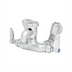 Thumbnail image #1 for T&S Brass Adjustable-Center Wall-Mount Service Sink Faucet with Pail Hook Spout and Vacuum Breaker