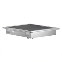 KoolMore Commercial Floor Trough Drain with Subway-Style Grating, 60-Inch x 18-Inch, 304 Stainless Steel