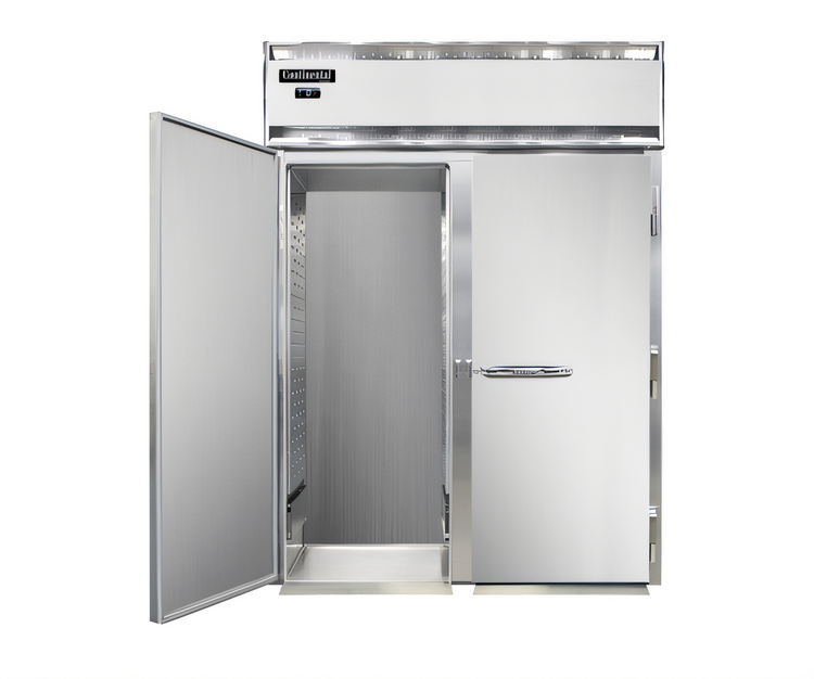 Product image #1 for Continental Refrigerator D2FINSS Designer Line 2-Section Roll-In Freezer with Stainless Steel Exterior & Interior