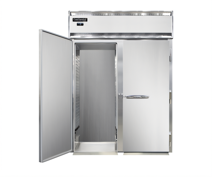 Product image #1 for Continental Refrigerator D2FINSS Designer Line 2-Section Roll-In Freezer with Stainless Steel Exterior & Interior