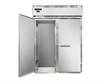 Continental Refrigerator D2FINSS Designer Line 2-Section Roll-In Freezer with Stainless Steel Exterior & Interior