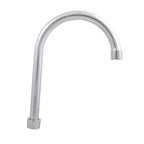 Thumbnail image #1 for BK Resources OptiFlow BKF-HSPT-5G-G Heavy-Duty Faucet Spout, 5" Gooseneck, High-Polished Chrome, Lead-Free