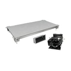 Thumbnail image #1 for Hatco HCSSBFR-24-F 24-Inch Built-In Flush-Top Simulated Stone Hot/Cold Shelf with Electronic Controls and Remote Refrigeration