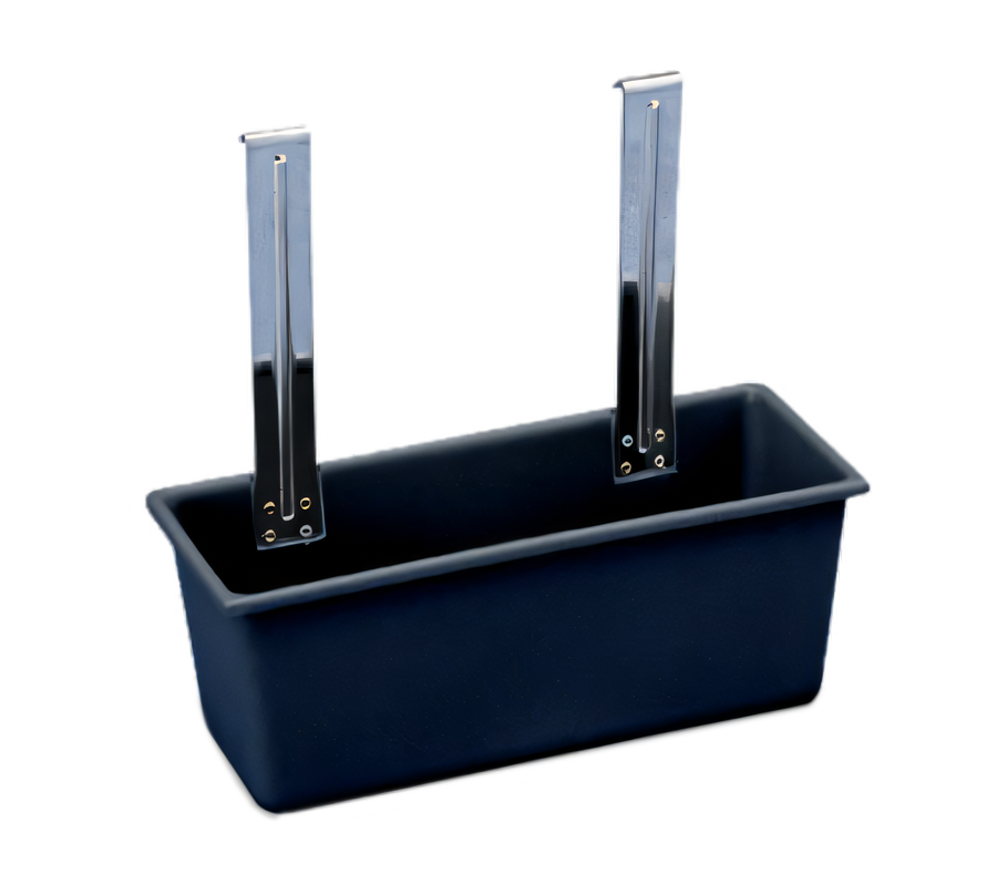 Product image #1 for Vollrath Black Plastic Silver Bin for Bussing Carts