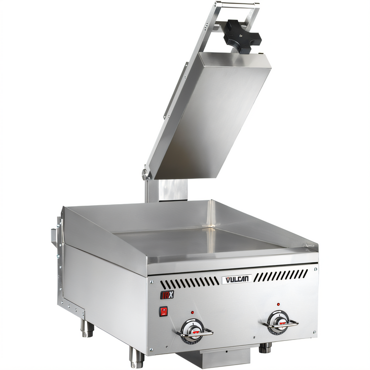 Product image #1 for Vulcan Rapid Recovery Electric Manual Clamshell Hood for Griddles, 10.4" x 22.9", 240V