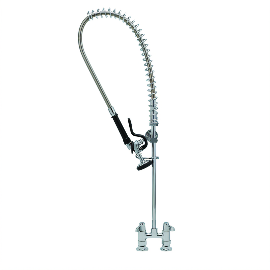 Product image #1 for Equip 4-Inch Centers Deck-Mount Pre-Rinse Unit with 44-Inch Hose and 1.15 GPM Spray Valve