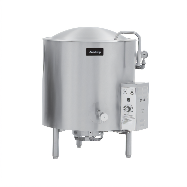 Product image #1 for AccuTemp Edge Series 60 Gallon Self-Contained Gas Stationary Kettle, 2/3 Jacket