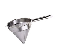 8-Inch Coarse Mesh Stainless Steel China Cap Strainer