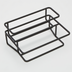 Thumbnail image #1 for American Metalcraft 2-Tier Iron Condiment Caddy, Black