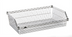 Thumbnail image #1 for Metro Super Erecta 48-Inch x 18-Inch Hopper-Style Chrome Plated Basket Shelf