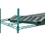 Thumbnail image #1 for Eagle Group QuadPlus QPF-QA2130E-GL 30" x 21" Vented Polymer Shelf Mat, Green, Antimicrobial, Epoxy-Coated Wire Frame Case of 4