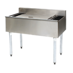 Thumbnail image #1 for Eagle Group 1800 Series B3CT-18-7 Modular Underbar Cocktail Unit with 7-Circuit Cold Plate and 8-Inch Insulated Ice Bin, 8 Bottle Wells