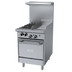 Thumbnail image #1 for Garland G Starfire Pro 24-Inch Gas Restaurant Range with 2 Burners, 12-Inch Griddle, and Space-Saver Oven