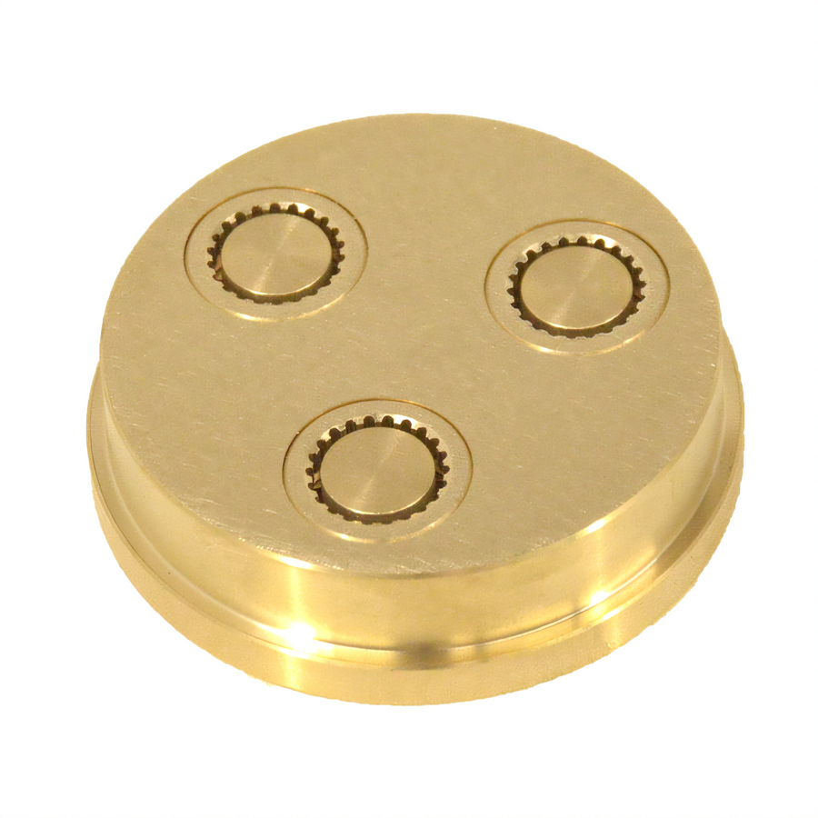 Product image #1 for Omcan USA #108 Maccheroni Rigati Brass Pasta Machine Die, 15 mm
