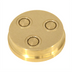 Thumbnail image #1 for Omcan USA #108 Maccheroni Rigati Brass Pasta Machine Die, 15 mm